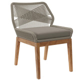 Wellspring Outdoor Patio Teak Wood Dining Chair by Lefancy