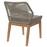 Wellspring Outdoor Patio Teak Wood Dining Chair by Lefancy