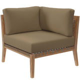 Clearwater Outdoor Patio Teak Wood Loveseat by Lefancy