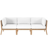 Clearwater Outdoor Patio Teak Wood Sofa by Lefancy