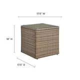 Convene Outdoor Patio Side Table by Lefancy