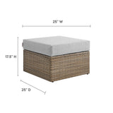 Convene Outdoor Patio Ottoman by Lefancy