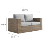 Convene Outdoor Patio Loveseat by Lefancy