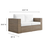 Convene Outdoor Patio Loveseat by Lefancy