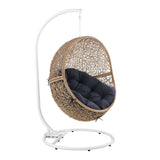 Encase Outdoor Patio Rattan Swing Chair by Lefancy