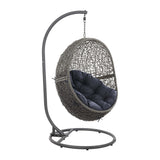 Encase Outdoor Patio Rattan Swing Chair by Lefancy