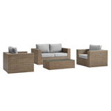 Convene 4-Piece Outdoor Patio Furniture Set by Lefancy