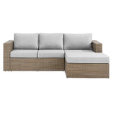 Convene Outdoor Patio L-Shaped Sectional Sofa by Lefancy