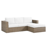 Convene Outdoor Patio L-Shaped Sectional Sofa by Lefancy