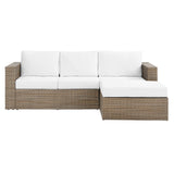 Convene Outdoor Patio L-Shaped Sectional Sofa by Lefancy