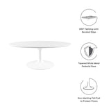 Lippa 42" Oval Coffee Table by Lefancy