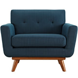 Engage Upholstered Fabric Armchair by Lefancy