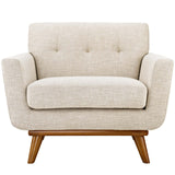 Engage Upholstered Fabric Armchair by Lefancy