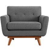 Engage Upholstered Fabric Armchair by Lefancy
