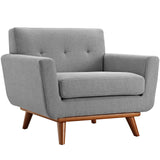 Engage Upholstered Fabric Armchair by Lefancy