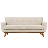 Engage Upholstered Fabric Loveseat by Lefancy