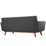 Engage Upholstered Fabric Loveseat by Lefancy