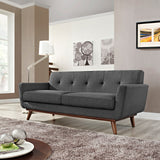 Engage Upholstered Fabric Loveseat by Lefancy
