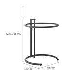 Eileen Gray Metal Side Table by Lefancy