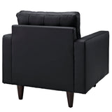 Empress Leather Armchair Set of 2 by Lefancy