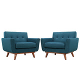 Engage Wood Armchair Set of 2 by Lefancy
