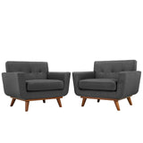 Engage Wood Armchair Set of 2 by Lefancy