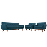 Engage Armchairs and Sofa Set of 3 by Lefancy