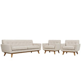 Engage Armchairs and Sofa Set of 3 by Lefancy