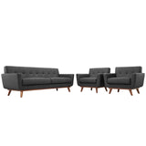 Engage Armchairs and Sofa Set of 3 by Lefancy