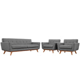 Engage Armchairs and Sofa Set of 3 by Lefancy