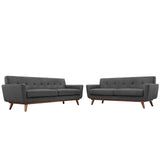 Engage Loveseat and Sofa Set of 2 by Lefancy