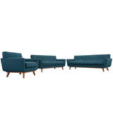 Engage Sofa Loveseat and Armchair Set of 3 by Lefancy