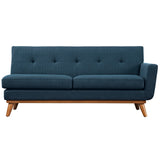 Engage Right-Arm Upholstered Fabric Loveseat by Lefancy