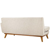Engage Right-Arm Upholstered Fabric Loveseat by Lefancy