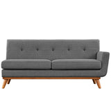 Engage Right-Arm Upholstered Fabric Loveseat by Lefancy