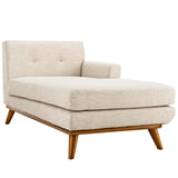 Engage Right-Facing Upholstered Fabric Chaise by Lefancy