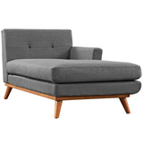 Engage Right-Facing Upholstered Fabric Chaise by Lefancy