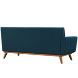 Engage Left-Arm Upholstered Fabric Loveseat by Lefancy