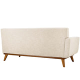 Engage Left-Arm Upholstered Fabric Loveseat by Lefancy
