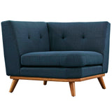 Engage Upholstered Fabric Corner Chair by Lefancy