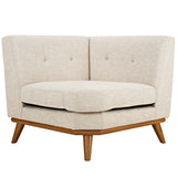 Engage Upholstered Fabric Corner Chair by Lefancy