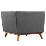 Engage Upholstered Fabric Corner Chair by Lefancy