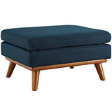 Engage Upholstered Fabric Ottoman by Lefancy