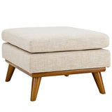 Engage Upholstered Fabric Ottoman by Lefancy