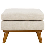 Engage Upholstered Fabric Ottoman by Lefancy