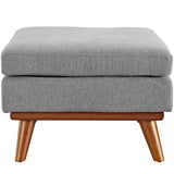 Engage Upholstered Fabric Ottoman by Lefancy