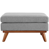 Engage Upholstered Fabric Ottoman by Lefancy