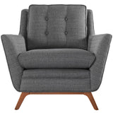 Beguile Upholstered Fabric Armchair by Lefancy
