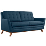 Beguile Upholstered Fabric Loveseat by Lefancy