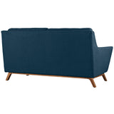 Beguile Upholstered Fabric Loveseat by Lefancy